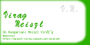 virag meiszl business card